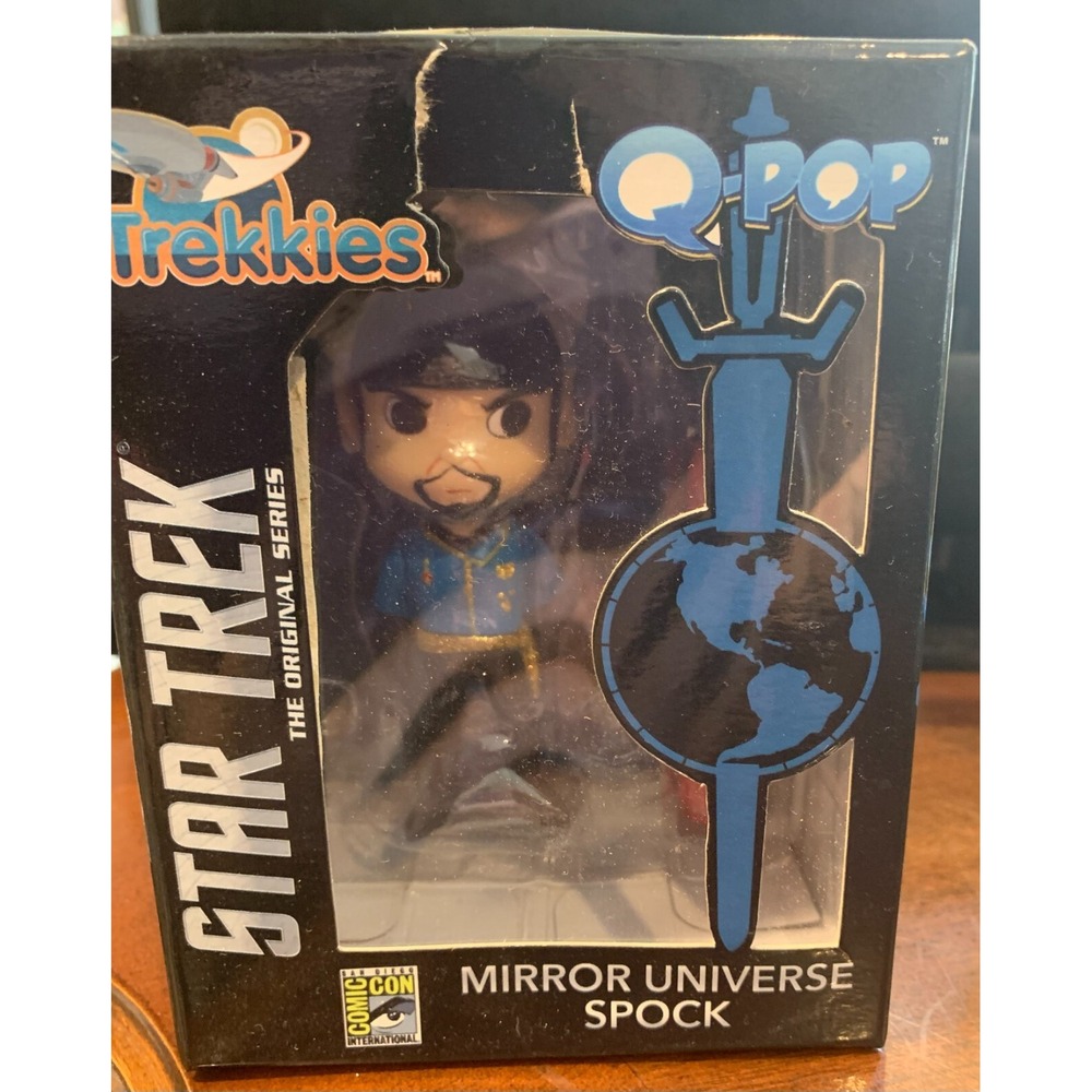 QPop Star Trek Mirror Universe‎ Spock Box a little torn Brand New